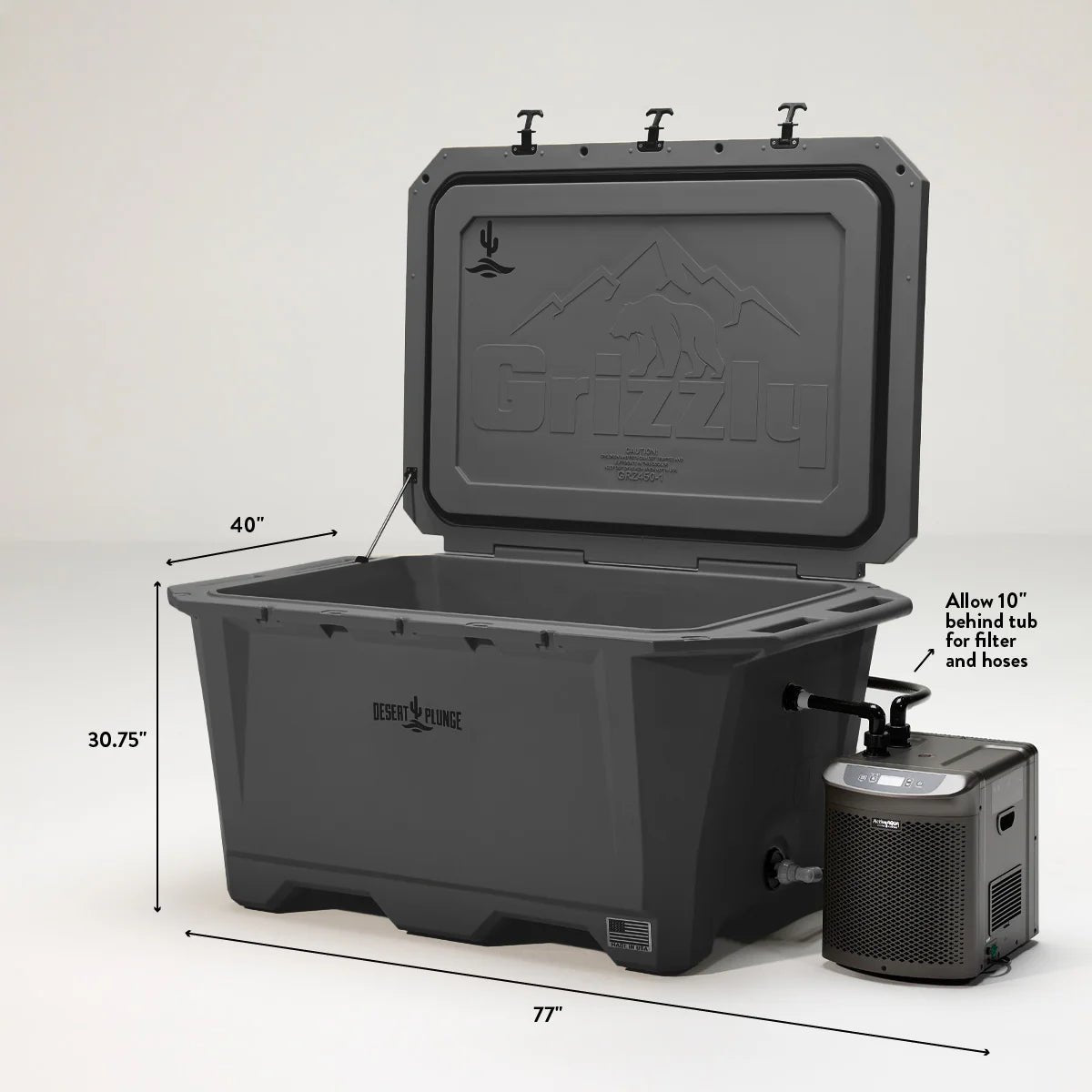 Grizzly 450 Cold Plunge Tub & Chiller - The Cold Plunge Store