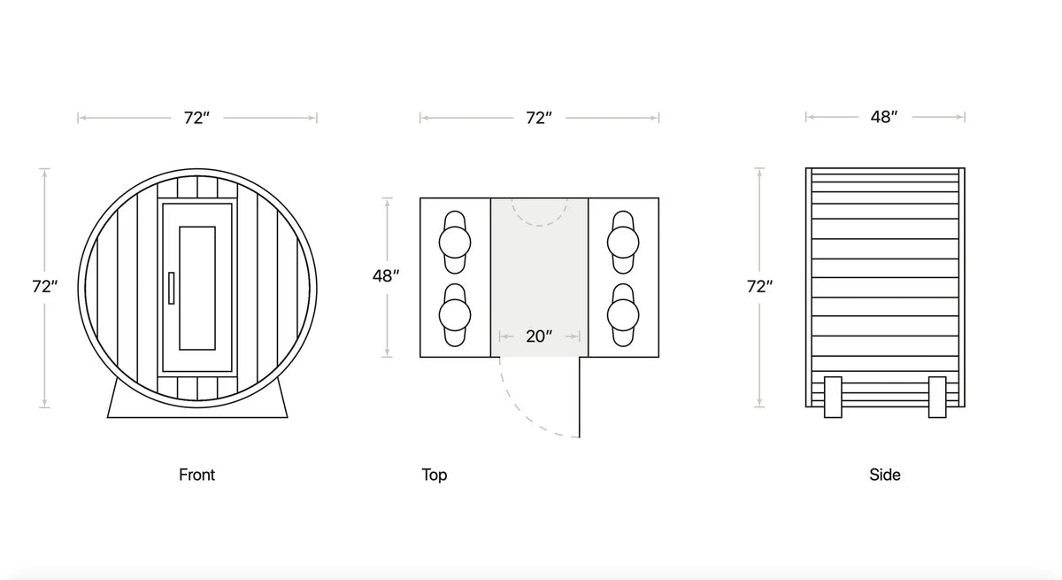 The Edwin Barrel Sauna - The Cold Plunge Store