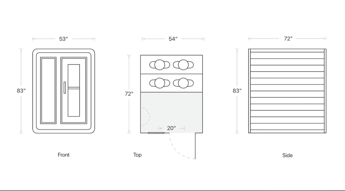 The Charlie Cabin Sauna - The Cold Plunge Store