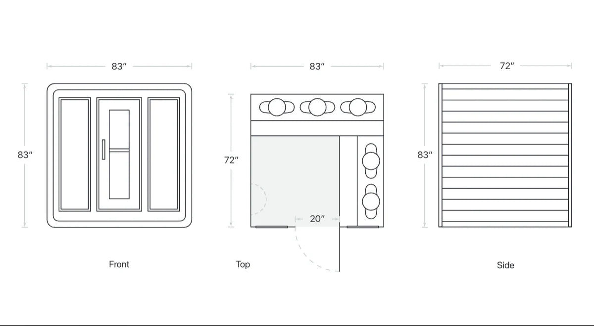 The Charlie Cabin Sauna - The Cold Plunge Store