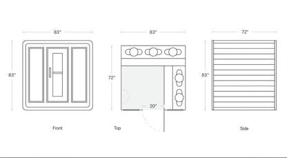 The Charlie Cabin Sauna - The Cold Plunge Store