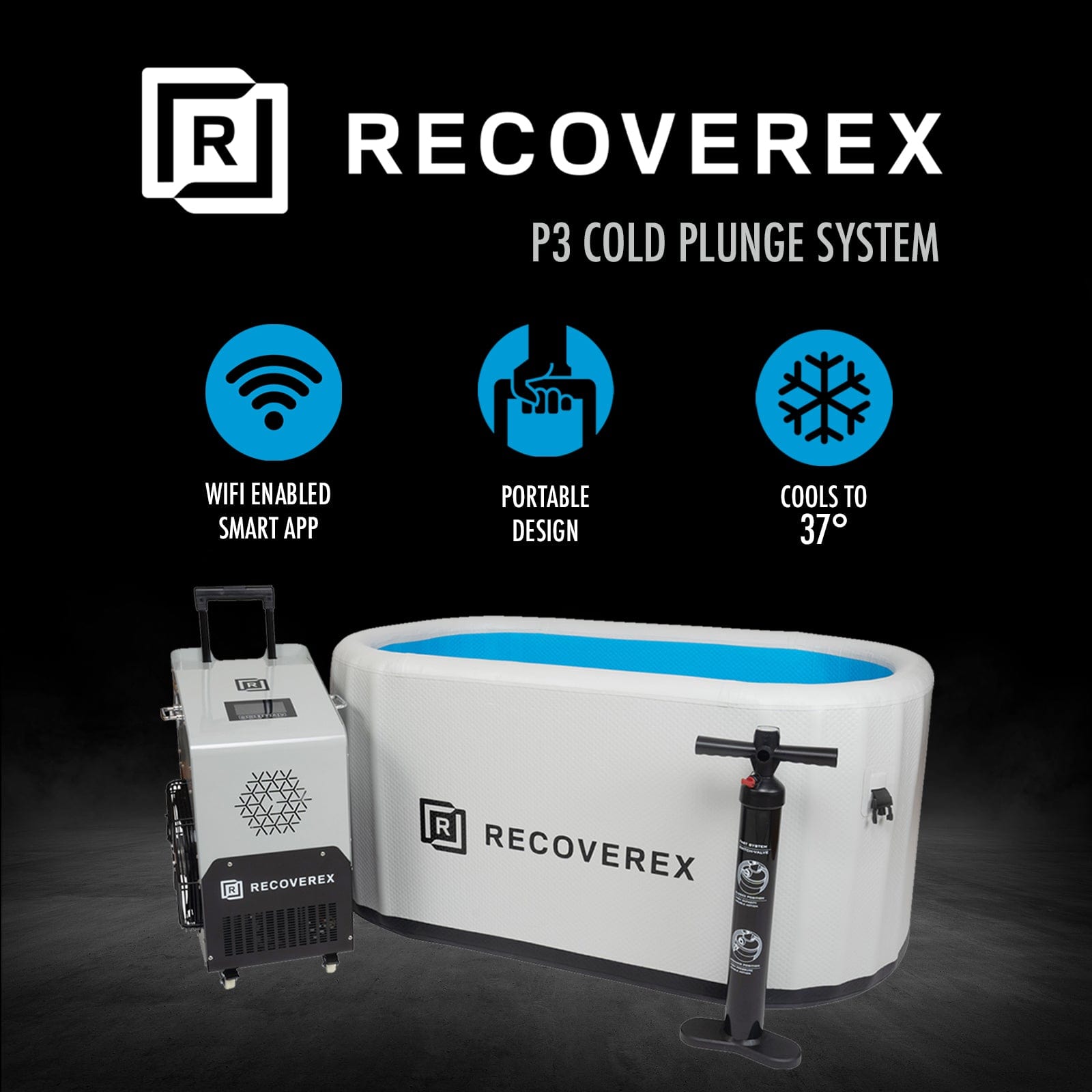 The First Affordable under $1000 Home Cold Plunging Revolution - Recoverfun  Cold Plunge System – RecoverFun