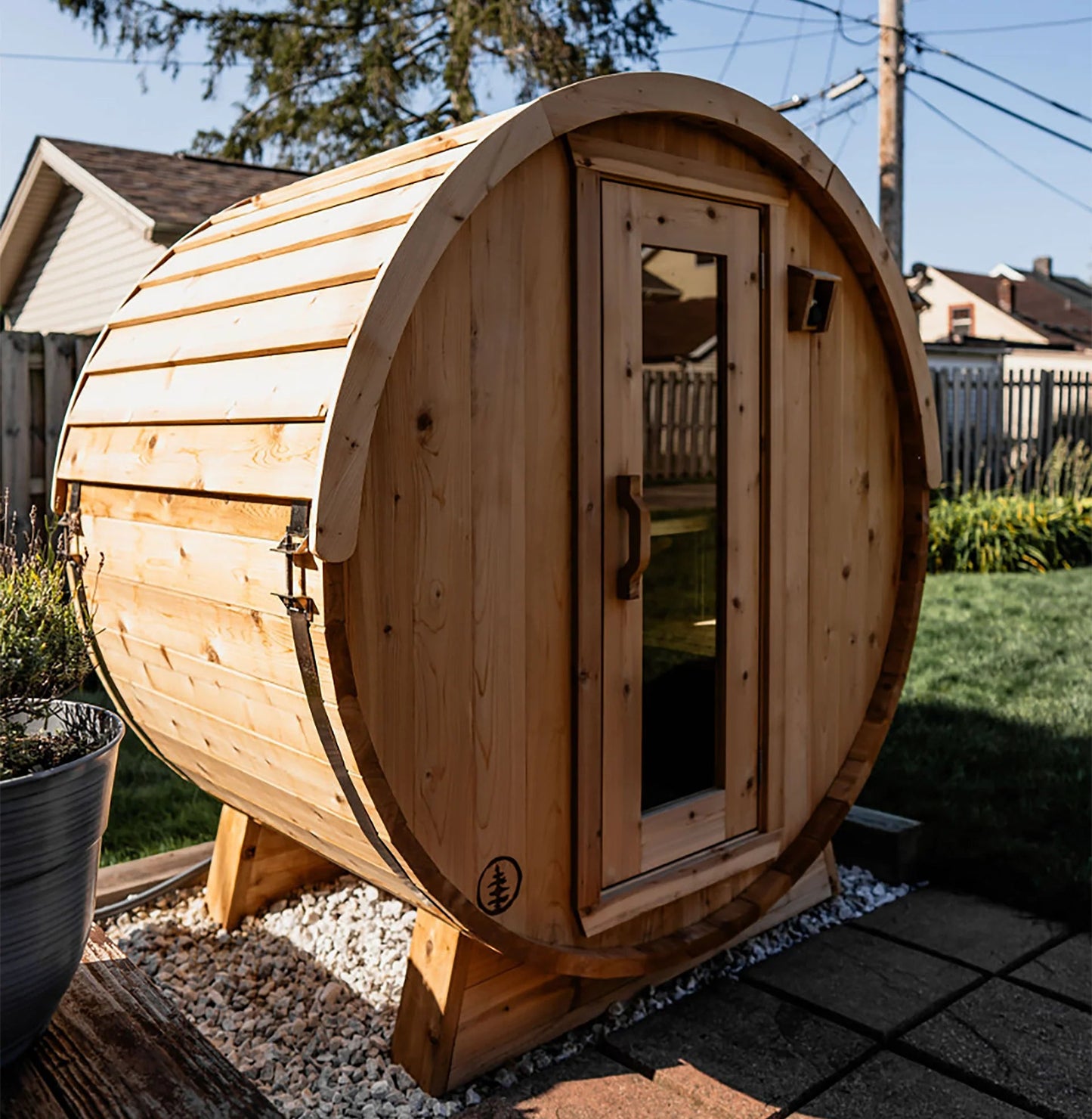 The Eddy Barrel Sauna - The Cold Plunge Store