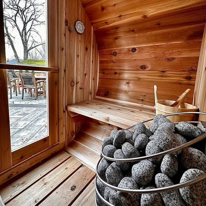 The Eddy Barrel Sauna - The Cold Plunge Store